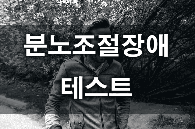 분노조절장애테스트