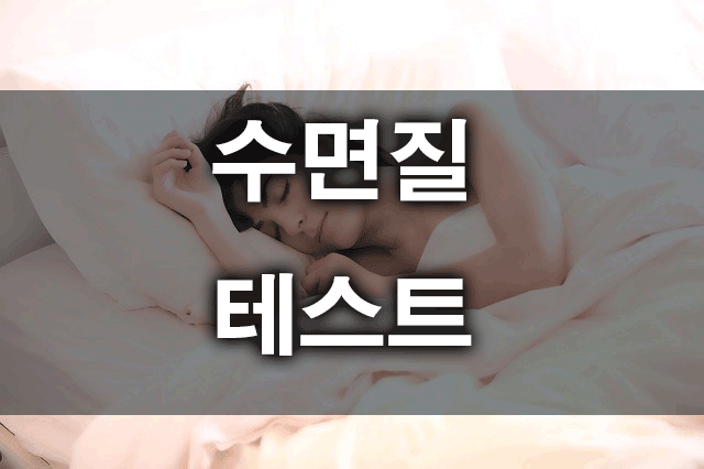 수면질자가진단테스트